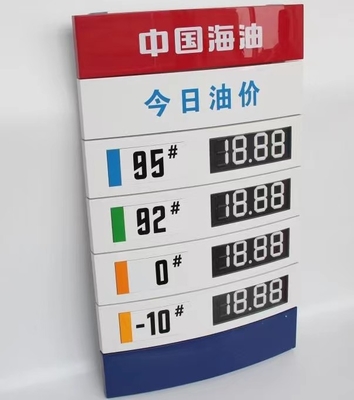 Digital Combination Panel Price Display Board Digital Time Display 266*113*20mm